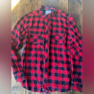 On The Road Red and Black Checkered Shirt